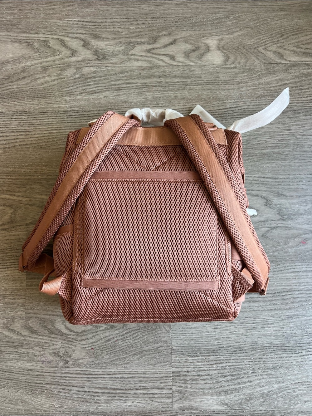 Dagne Dover Backpack Diaper Bag Taupe Dusty Rose - Picture 3 of 4